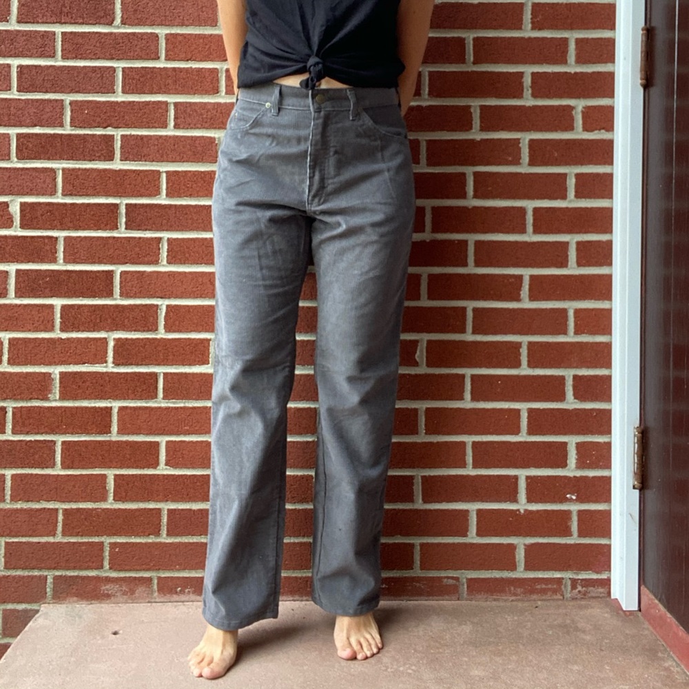Grey Corduroys